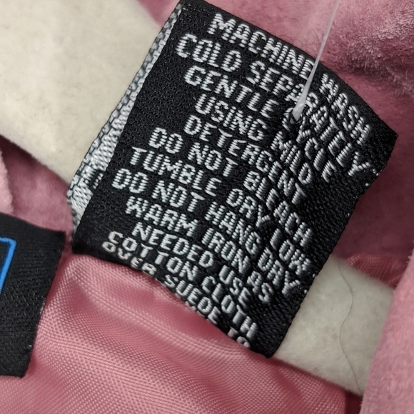 NEW Relativity Pink Salmon Washable Suede Leather - Picture 4 of 11